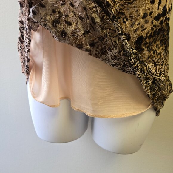 Forest Fairy Grunge Y2K Lace Animal Print Sleeveless Top  Boho-Chic Design Light - Picture 7 of 10